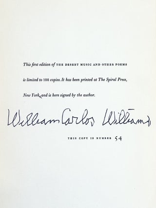 The Desert Music and Other Poems
