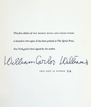 The Desert Music and Other Poems