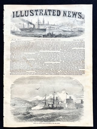 1853 Newspaper POSTER VIEWS of BALTIMORE, Maryland Before the Civil War