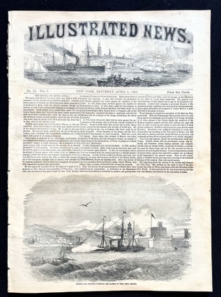 1853 Newspaper POSTER VIEWS of BALTIMORE, Maryland Before the Civil War
