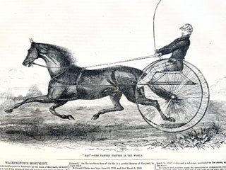 1853 Newspaper POSTER VIEWS of BALTIMORE, Maryland Before the Civil War