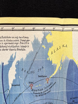 A Graphically Striking Illustrated Map of Worldwide U.S. Navy Resources Before the Outbreak of WW II
