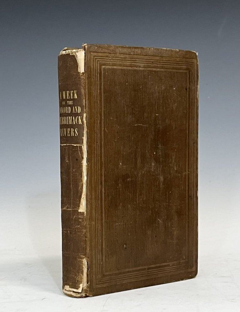 Item #18051 A Week on the Concord and Merrimack Rivers. Henry David Thoreau.