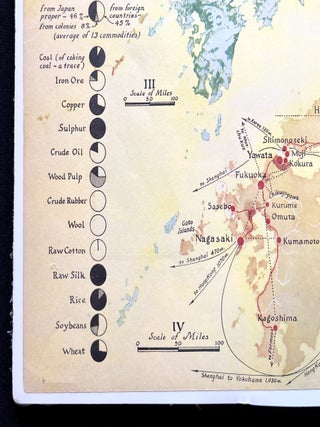 Five Japans - A 1936 Pictorial map of the Japanese Empire Shortly Before the Outbreak of WW II