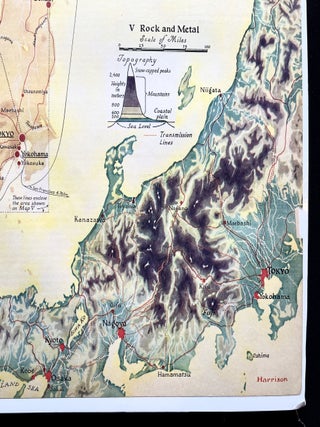 Five Japans - A 1936 Pictorial map of the Japanese Empire Shortly Before the Outbreak of WW II