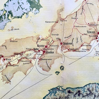 Five Japans - A 1936 Pictorial map of the Japanese Empire Shortly Before the Outbreak of WW II