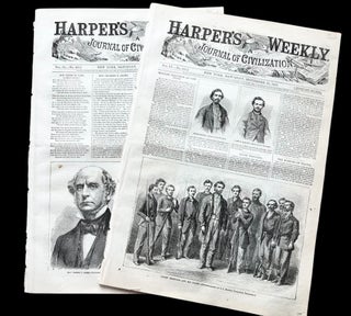 Confederate Guerilla Fighter Champ Ferguson Executed by Hanging - 2 1865 Civil War Newspapers