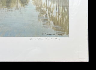 'Golf Course' - 1983 Limited Edition Fine Art Print, Signed and Numbered by the Artist