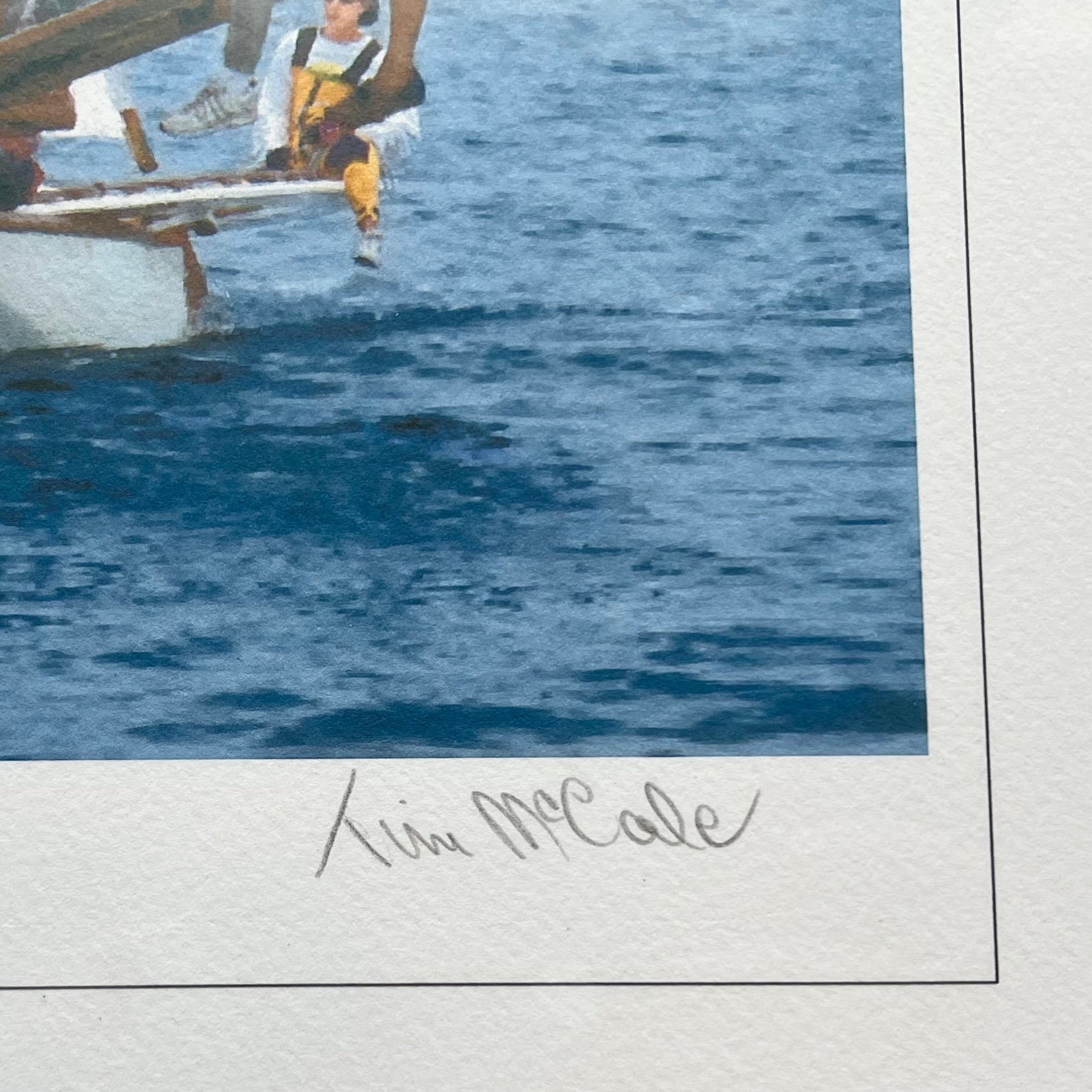 Tim McCabe Signed Print Featuring the Iconic Chesapeake Bay Log Canoe ...