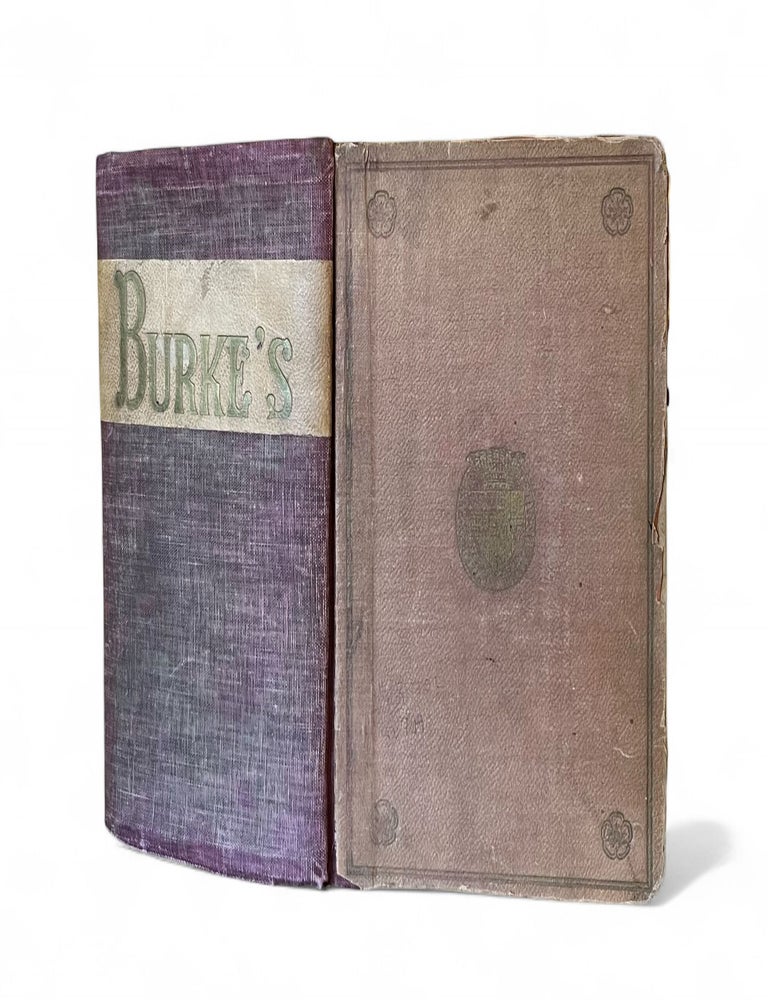 Item #18619 BURKE'S GENEALOGICAL AND HERALDIC HISTORY OF THE LANDED GENTRY Including American Families with British Ancestry 1939. BURKE Sir Bernard.
