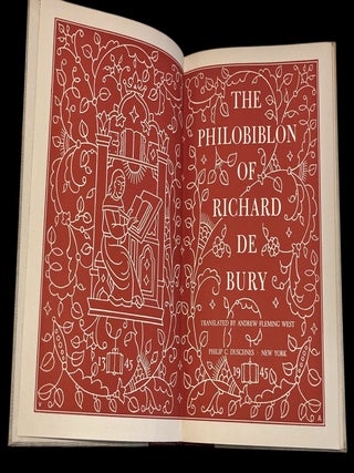 The Philobiblion. Richard De Bury.