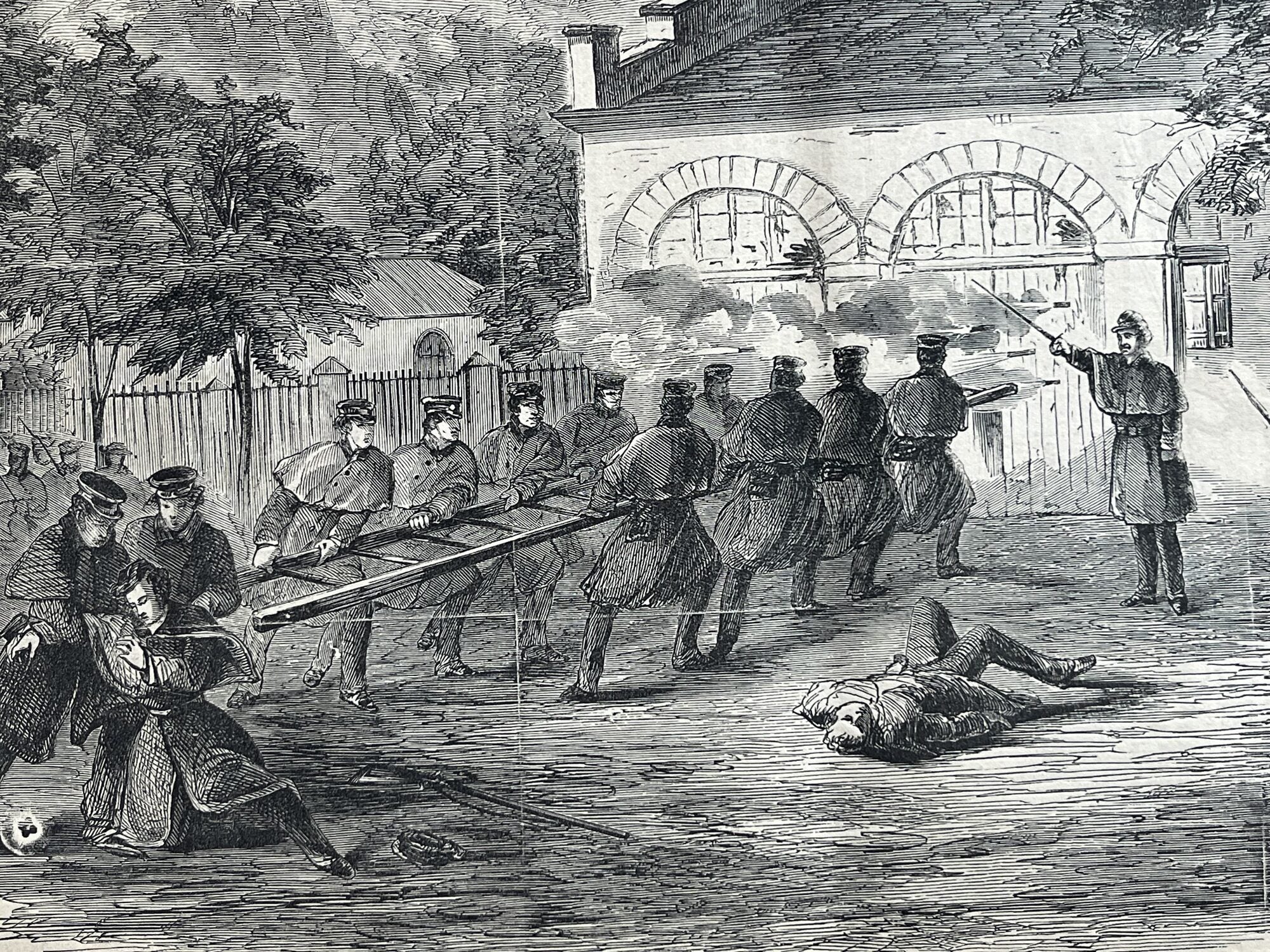 John Brown and Band Raid U.S. Arsenal at Harper's Ferry in Attempt to ...