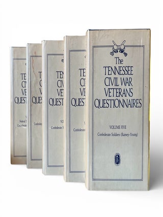 The Tennessee Civil War Veterans Questionnaires - Complete 5 volume Set. Gustavus W. and John Dryer.