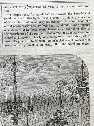 1862 Civil War newspaper ABRAHAM LINCOLN preliminary EMANCIPATION PROCLAMATION