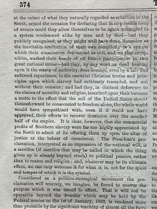 1862 Civil War newspaper ABRAHAM LINCOLN preliminary EMANCIPATION PROCLAMATION