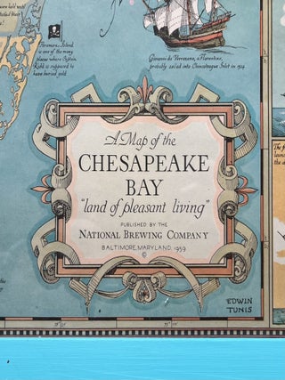 A Map of the Chesapeake Bay - "land of pleasant living"