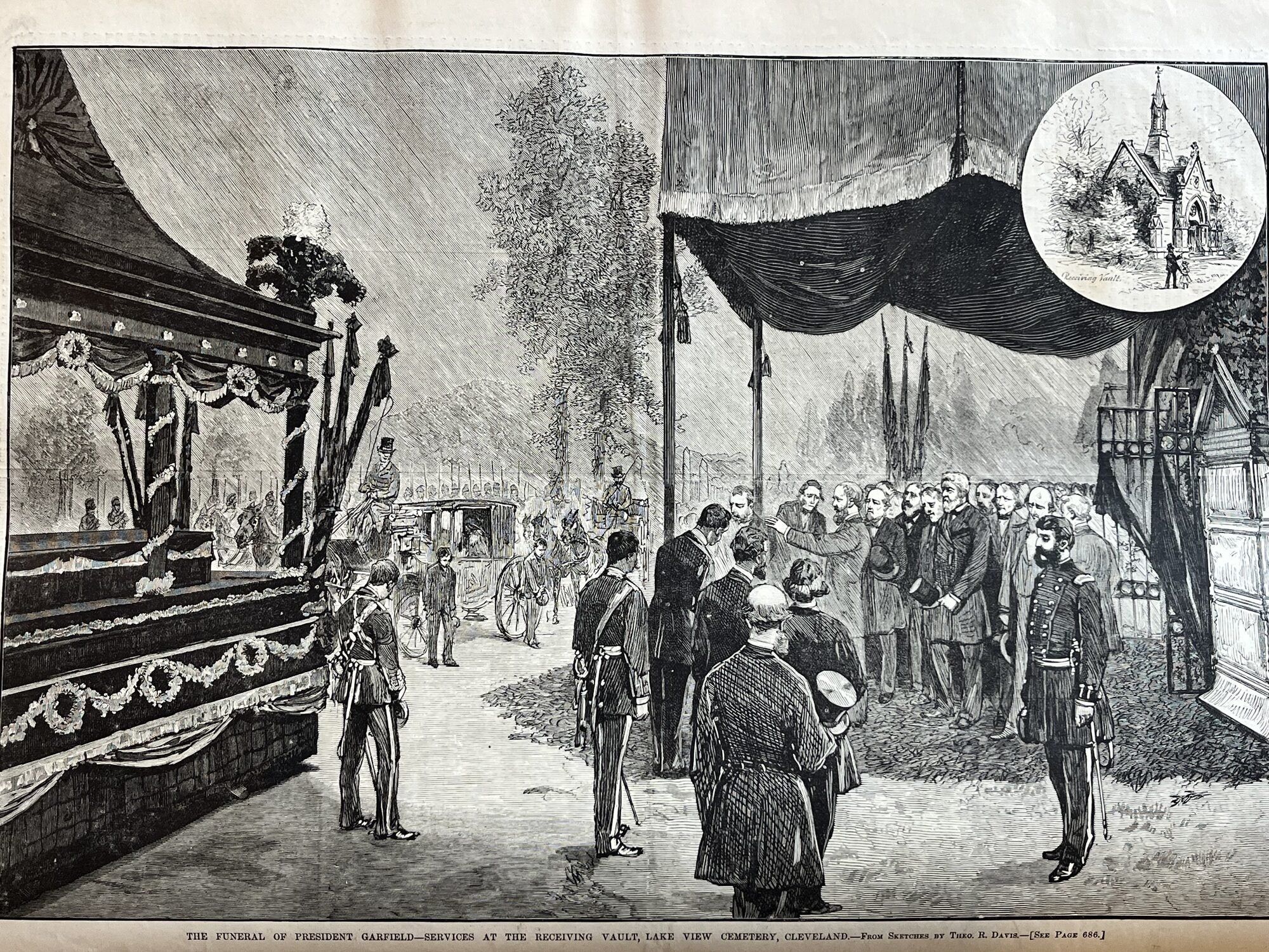 The Assassination of President James Garfield in Washington, DC - Six ...