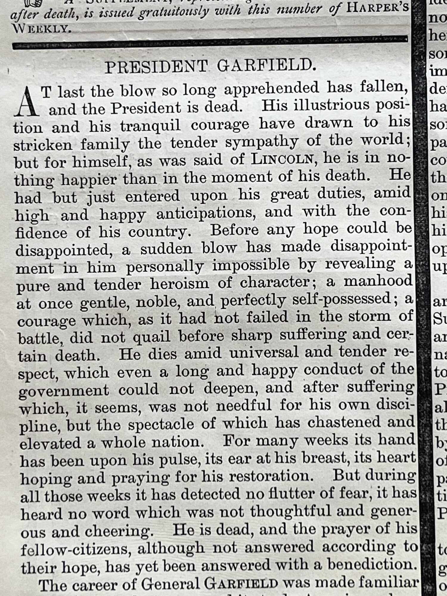 The Assassination of President James Garfield in Washington, DC - Six ...