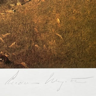 Andrew Wyeth SIGNED Watercolor Print - "Jack Light"