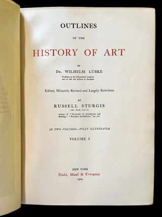 Outlines of the History of Art Vol I & II