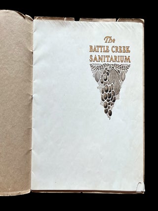 Archive of Three Battle Creek Sanitarium Items from 1897-1908, with Manuscript Notes