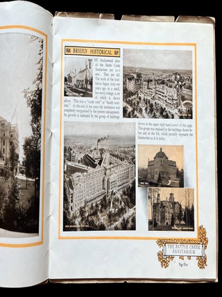 Archive of Three Battle Creek Sanitarium Items from 1897-1908, with Manuscript Notes
