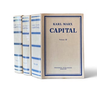 Item #19371 Capital: A Critique of Political Economy. Karl Marx