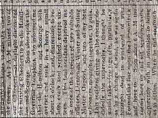 1813 War of 1812 newspaper - British Army Invades Queen Anne's County at Queenstown, Maryland - The Battle of Slippery Hill