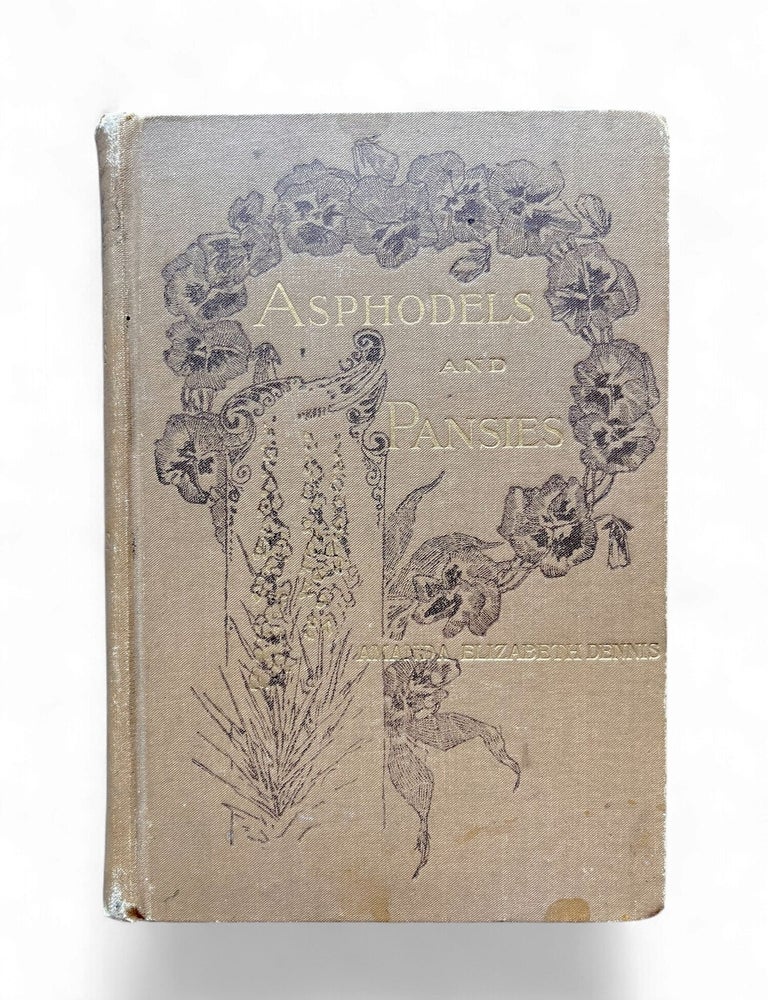 Item #19380 Asphodels and Pansies. Amanda Elizabeth Dennis.