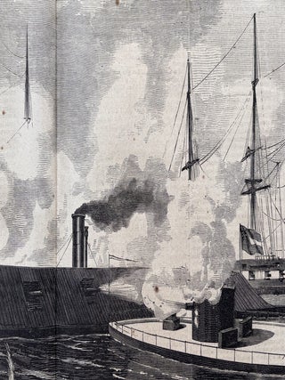 The Battle Between Ironclads "Monitor" and Merrimack (CSS Virginia) - 1862 Civil War...