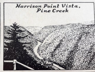 Welcome to Pine Creek: The Grand Canyon of Pennsylvania - 1969 Pictorial Map of the Pine Creek Gorge and Surrounding Region.