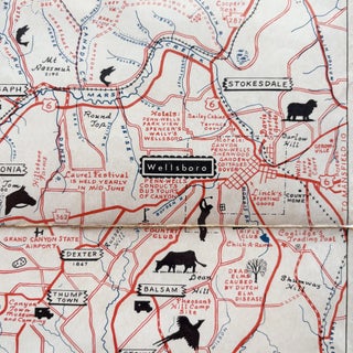 Welcome to Pine Creek: The Grand Canyon of Pennsylvania - 1969 Pictorial Map of the Pine Creek Gorge and Surrounding Region.
