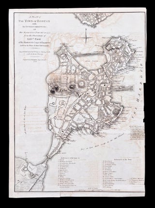A Plan of the Town of Boston, with the Intrenchments &c. of His Majestys Forces in 1775 from. William Faden.