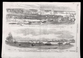 Union Army Captures New Orleans, Louisiana - 1862 Civil War Newspaper, with Front-Page Engraving of Confederate Officer Forcing Slaves to Load Cannon Under Fire from Berdan's Sharp Shooters