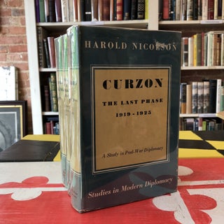 Studies in Modern Diplomacy (3 vols, Portrait of a Diplomatist, Curzon, Peacemaking 1919)