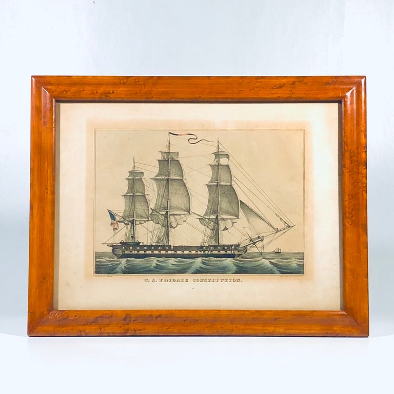 Item #900002 U.S. Frigate Constitution. Nautical Prints.