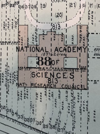 Baist's 1965 Real Estate Survey Map of Foggy Bottom Neighborhood, Northwest Washington, DC