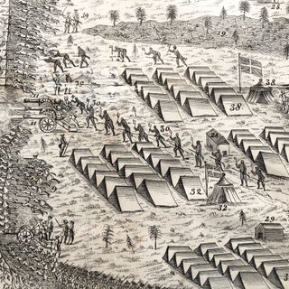 A Prospective View of the Battle Fought Near lake George, on the 8th of Sept. 1755, between 2000 English, with 250 Mohawks