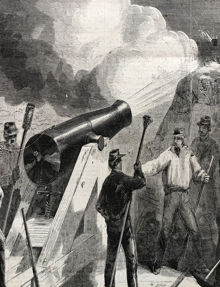 Item #900101 Confederates Bomb Fort Sumter at Charleston, South Carolina. Civil War Begins.