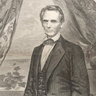 Scarce 1860 Portrait of a Beardless Abraham Lincoln, just Elected President of The U.S. as the Civil War looms